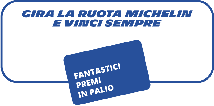 banner promozionale Gira la Ruota Michelin e vinci sempre